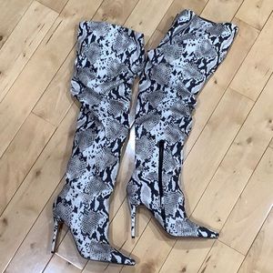 Sexy knee high boots